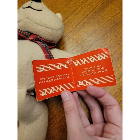 Vintage Jingle Bears “Hi I’m Dexter!” Hallmark 1987 Tags Intact - Picture 4 of 8